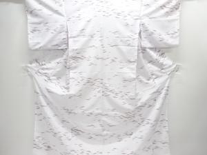 絽木の葉模様小紋着物